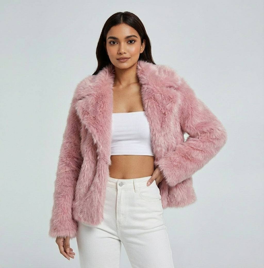 Modern Plush Winter Coat