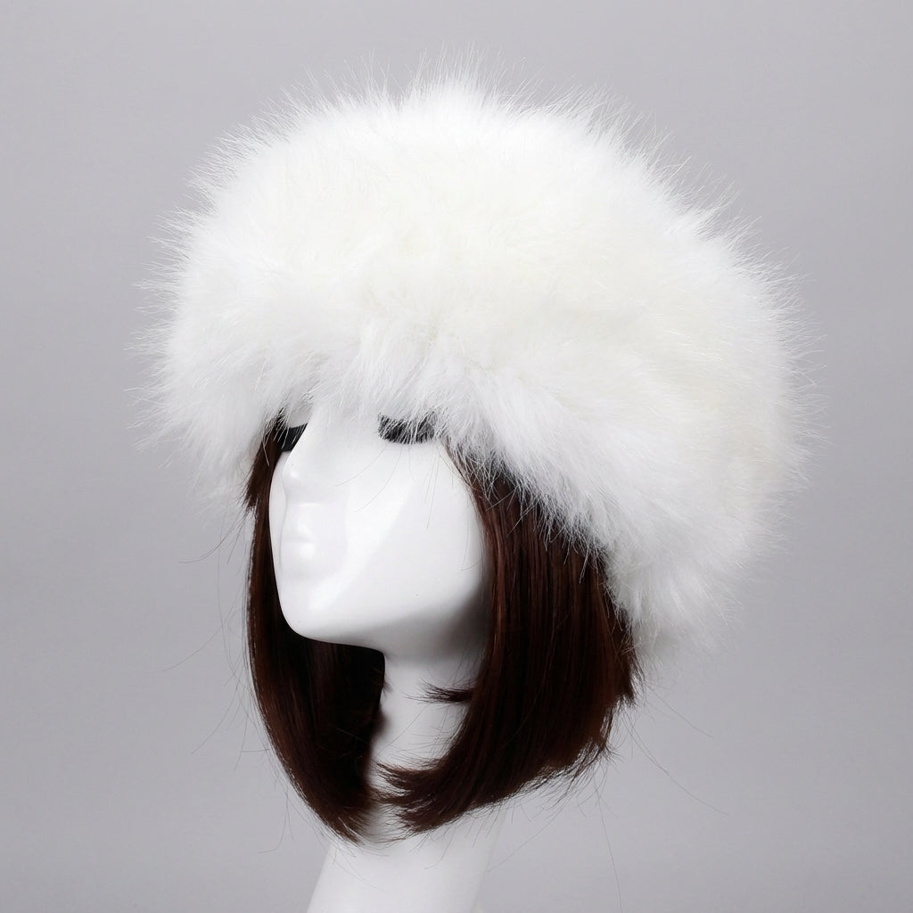 Plush Faux Fur Winter Hat