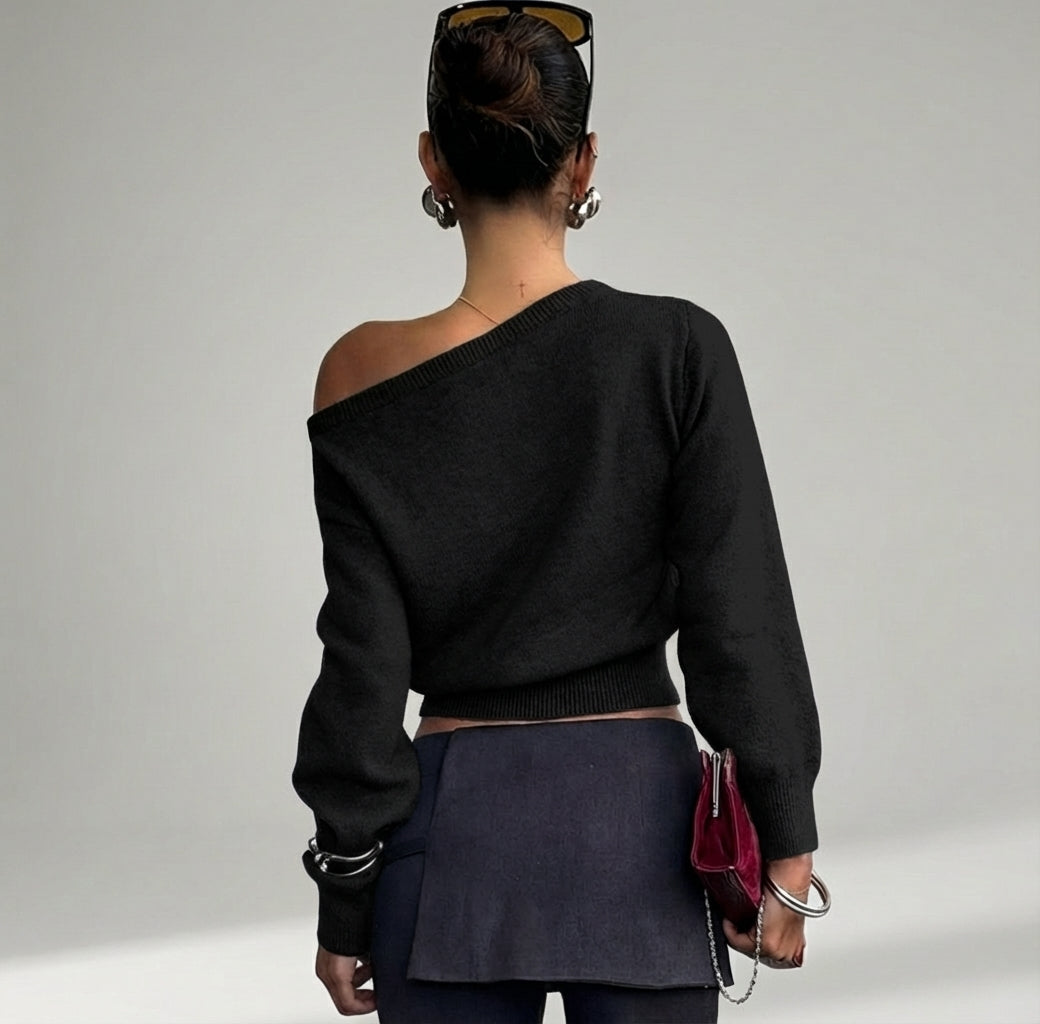 Sleek Winter Knit Top