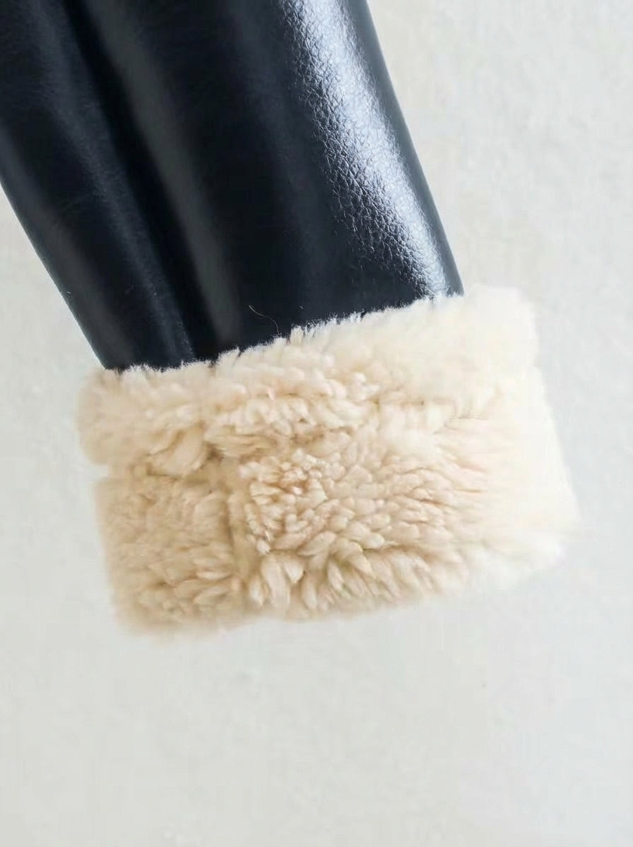 Luxe Lapel Winter Jacket