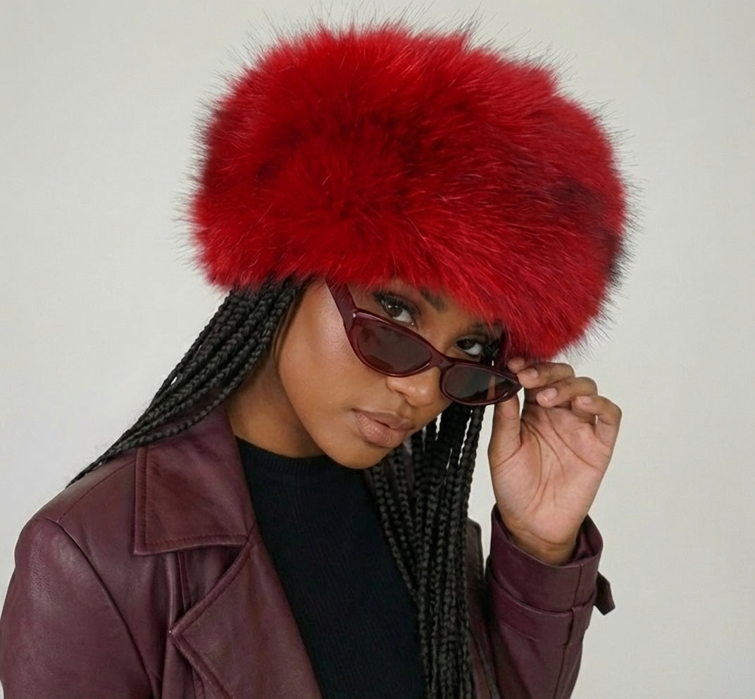 Plush Faux Fur Winter Hat
