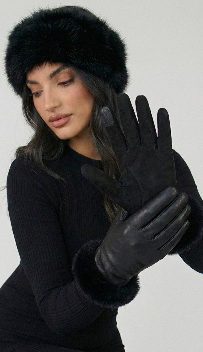 Winter Touch Leather Gloves